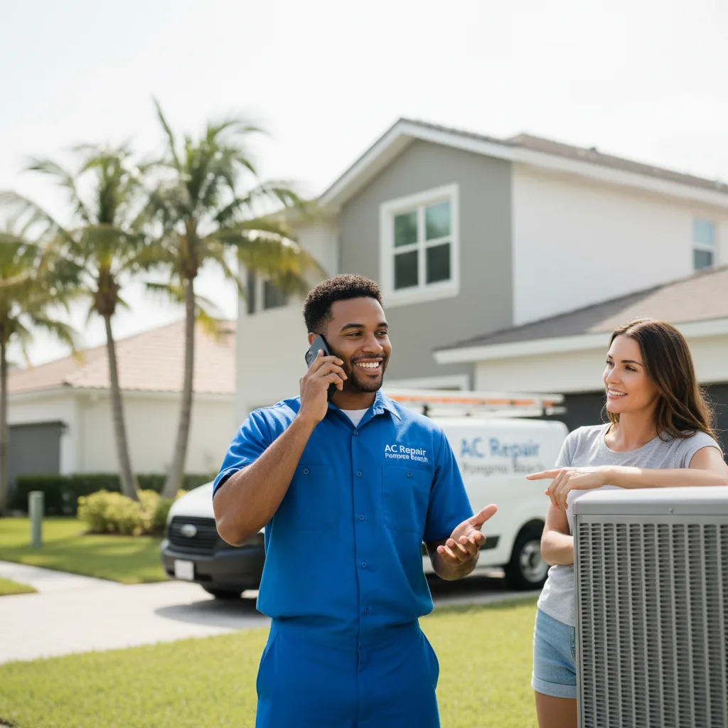 AC Repair Pompano Beach customer support in Rio Linda
